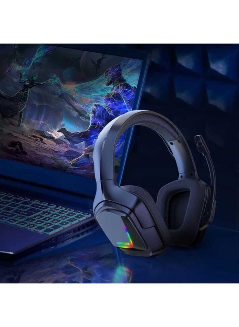 Onikuma K20 Wired RGB Gaming Headphone - Black - Image 5